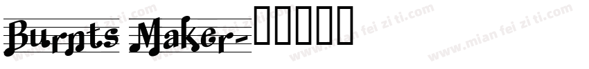 Burnts Maker字体转换
